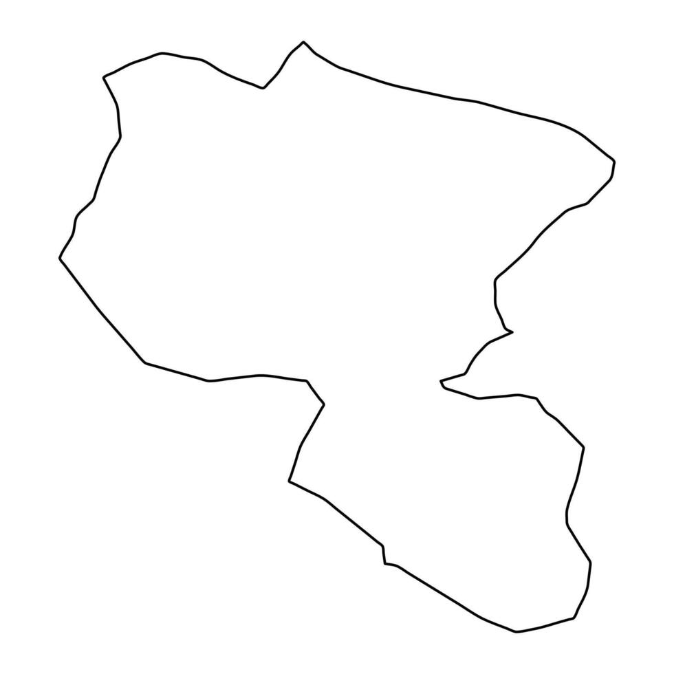 Egedal Municipality map, administrative division of Denmark. illustration. vector