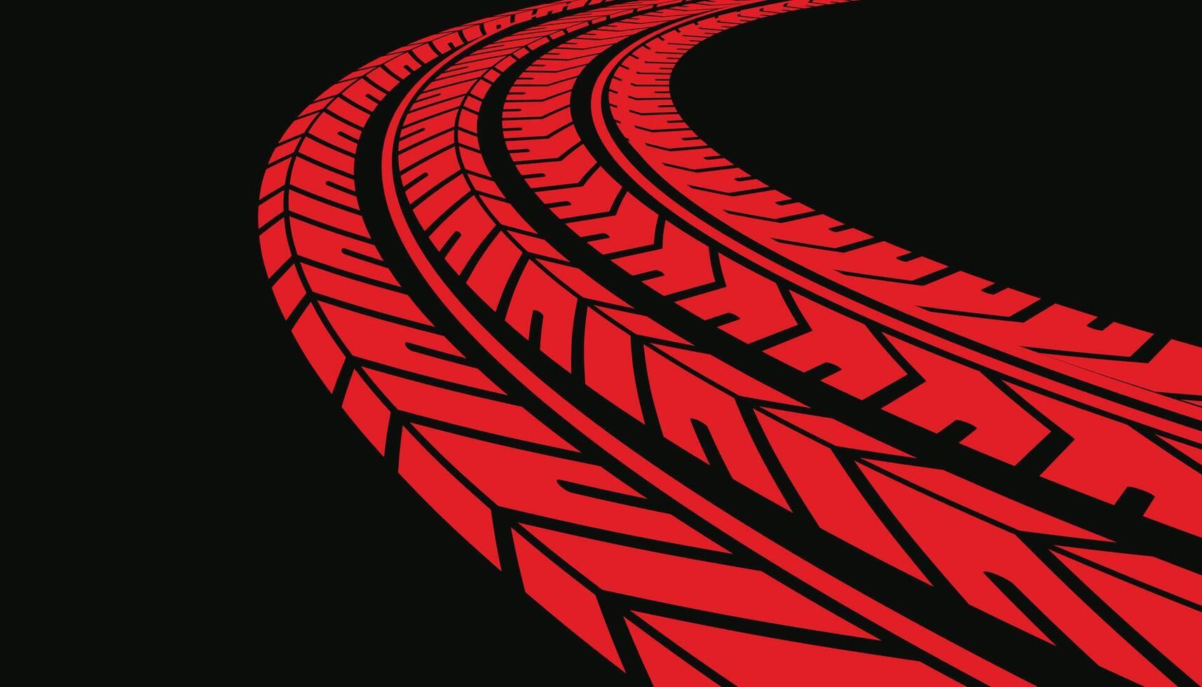 abstract racing tire tracks print marks background vector