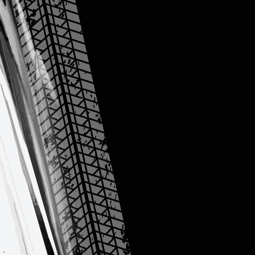 abstract racing tire tracks print marks background vector