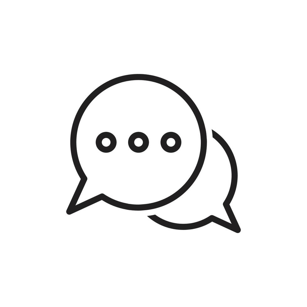 Chat,message, sms, chat, chatting, talk line icon vector
