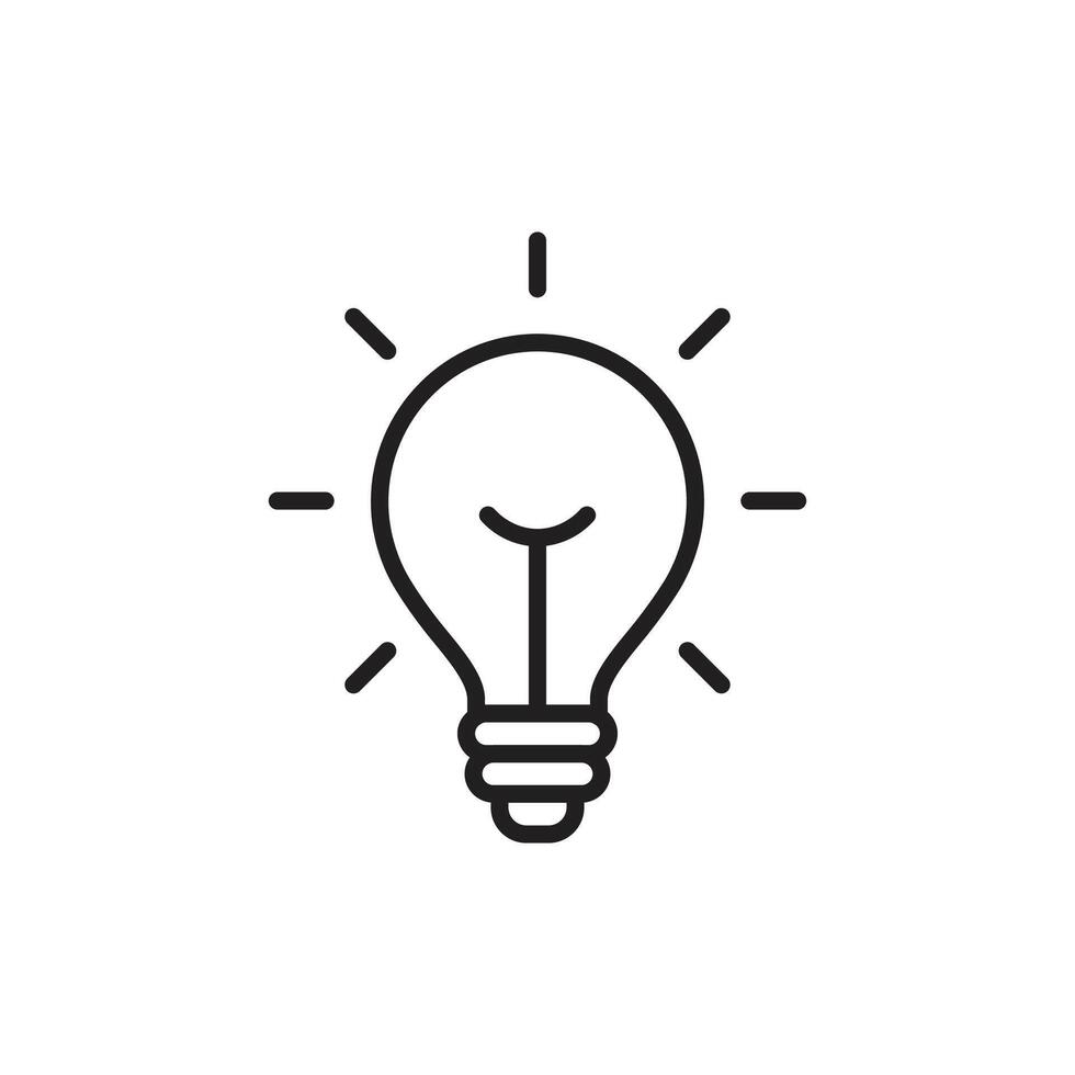 Lightbulb Icon Set. Bulb lamp icon, Lamp icons, Idea light bulb icon vector