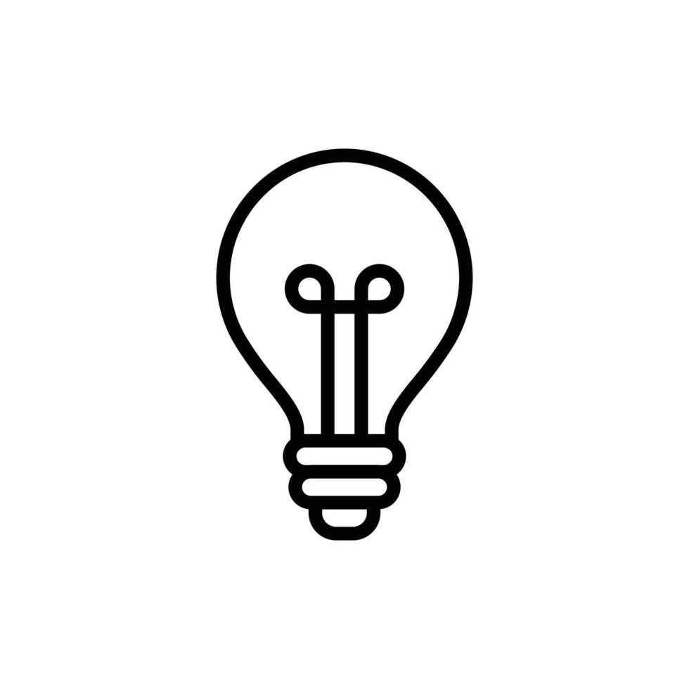 Lightbulb Icon Set. Bulb lamp icon, Lamp icons, Idea light bulb icon vector