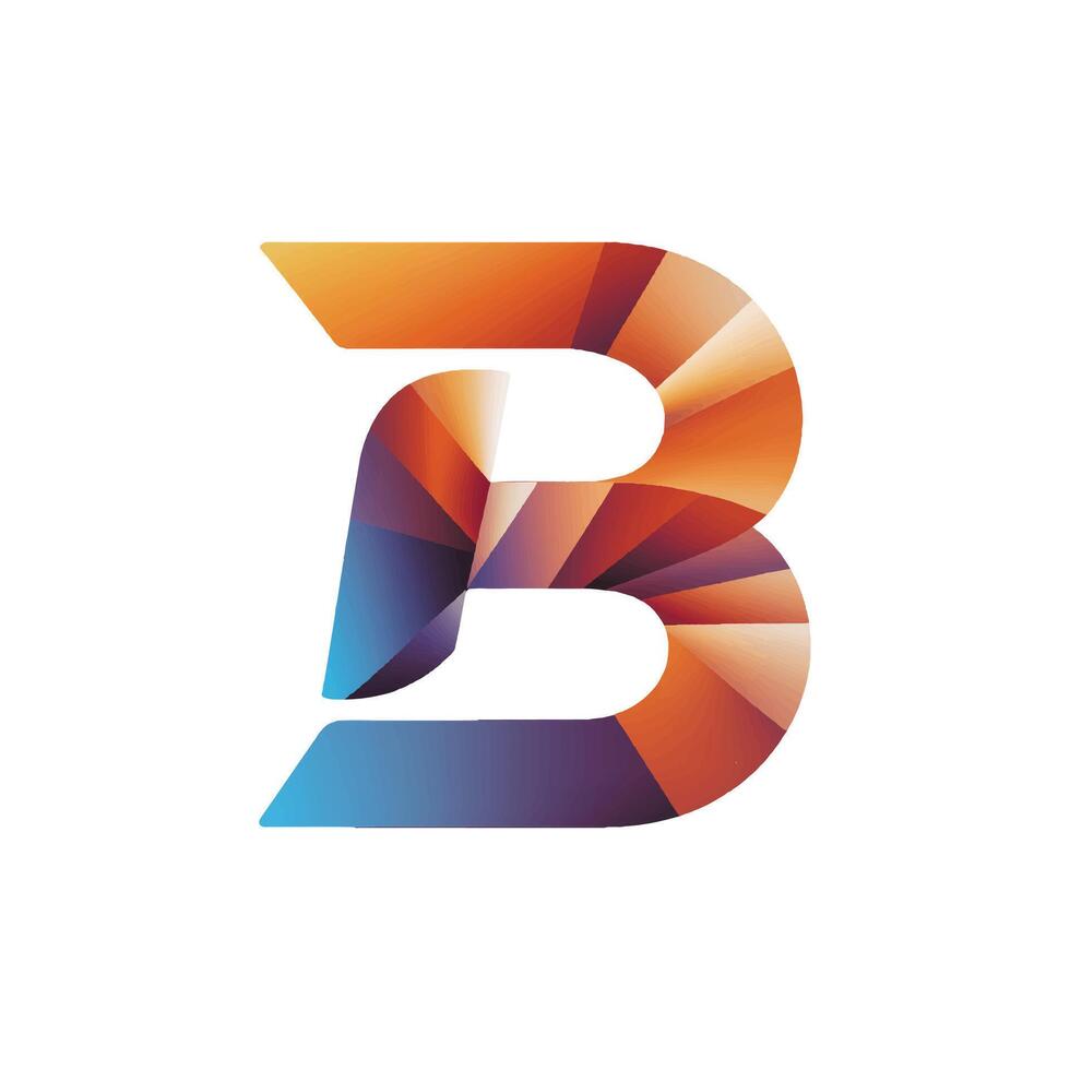 B LOGO DESIGN vector