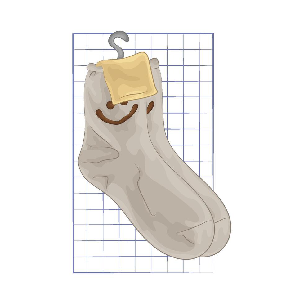 Illustration of women socks vector