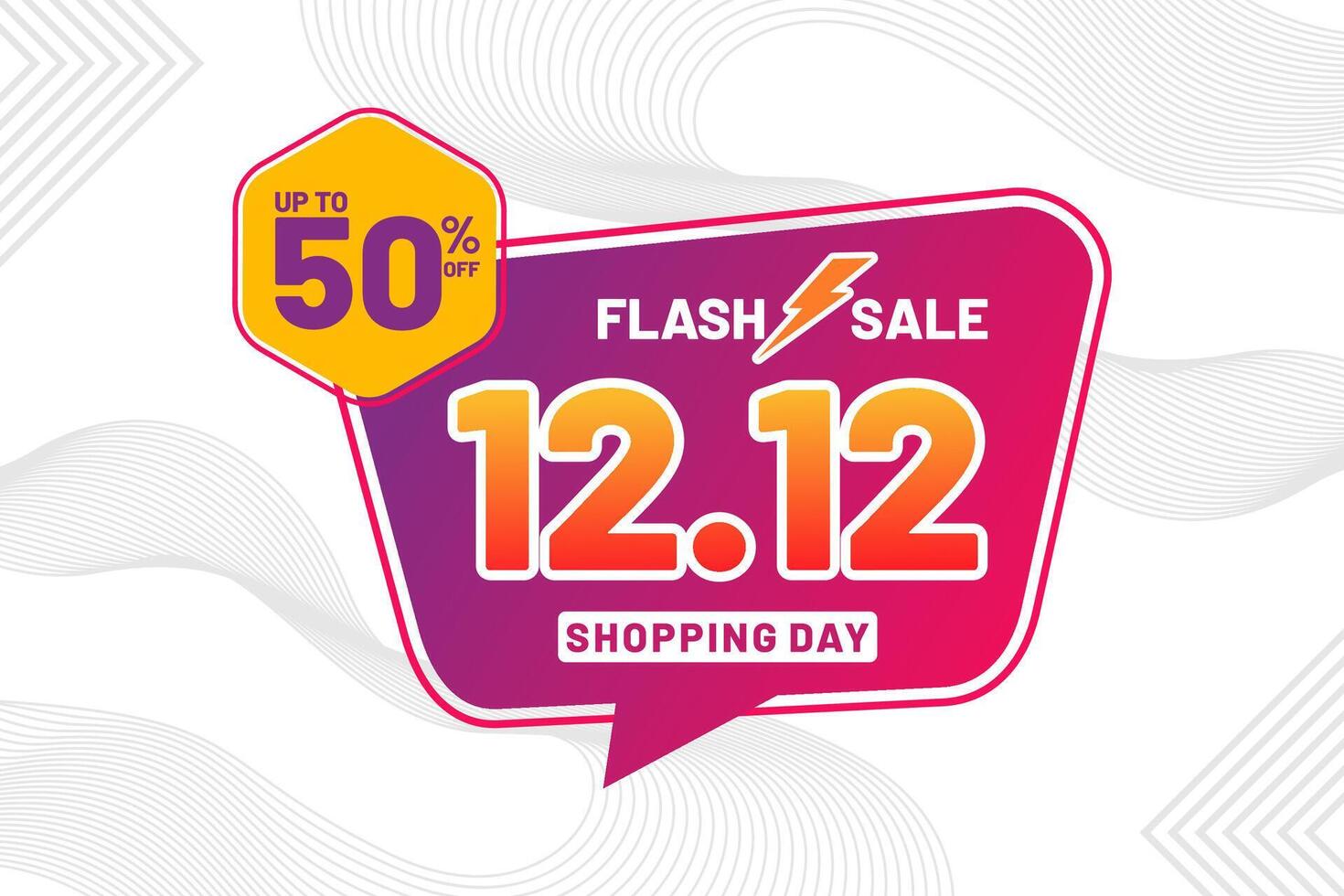 Big sale banner template, flash sale and promotion for web or social media, special offer banner vector