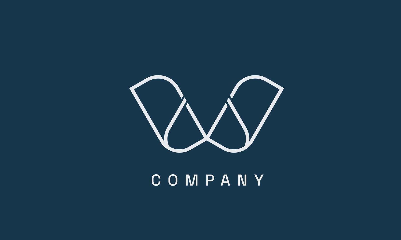 The W Logo for your Business vector