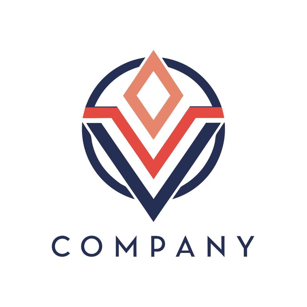 Creative and Elegant Abstract Minimalistic Logo Design for any Brand, Company vector