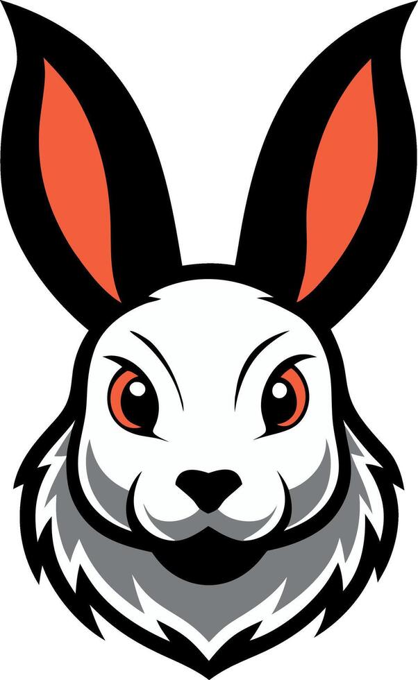Versatile Rabbit Logo Template Icon Design with White Background vector