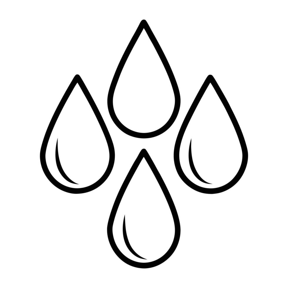 Water Drop Set vector