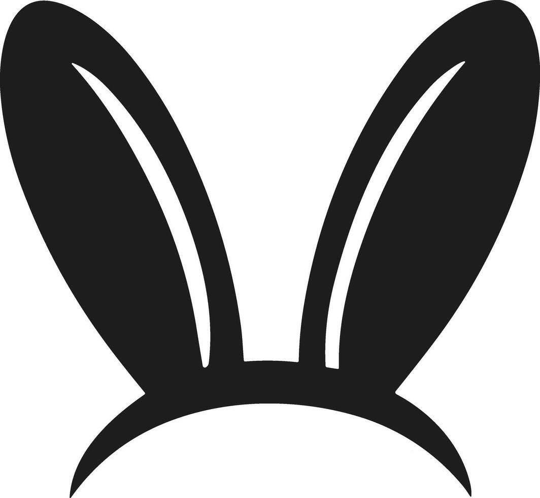 Classic Bunny Ears Headband Illustration - Perfect for Easter, Parties, and Cute Designs vector