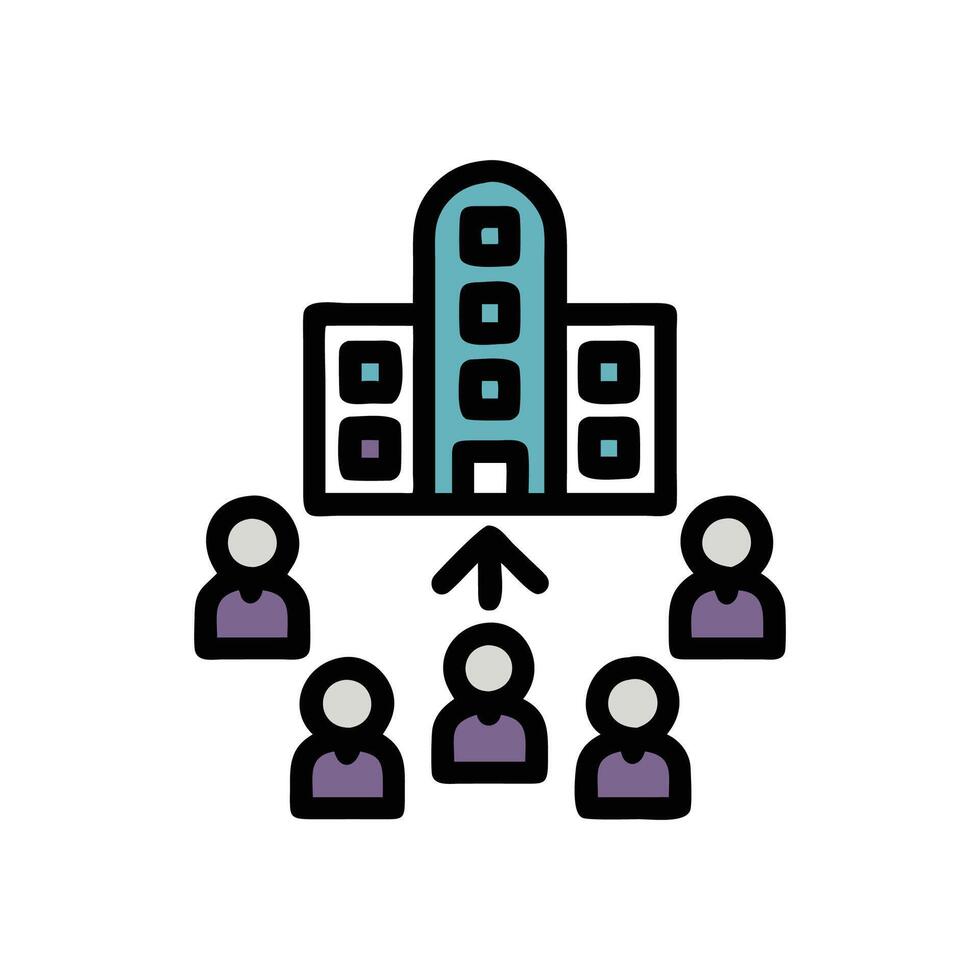 Condominium Association Icon for Design vector