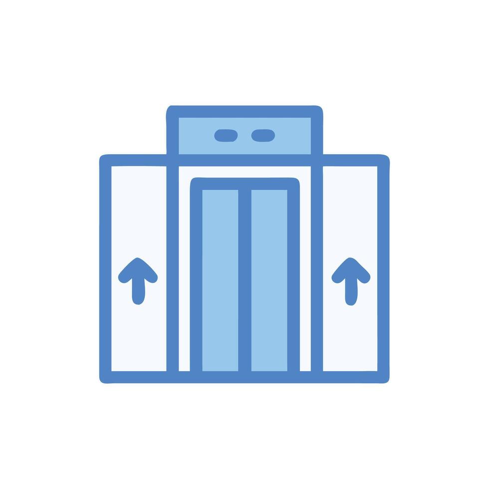 Creative Elevator Icon for Urban Use vector
