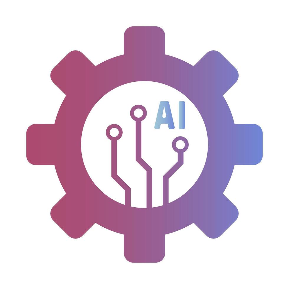 Artificial Intelligence AI Clipart Design vector