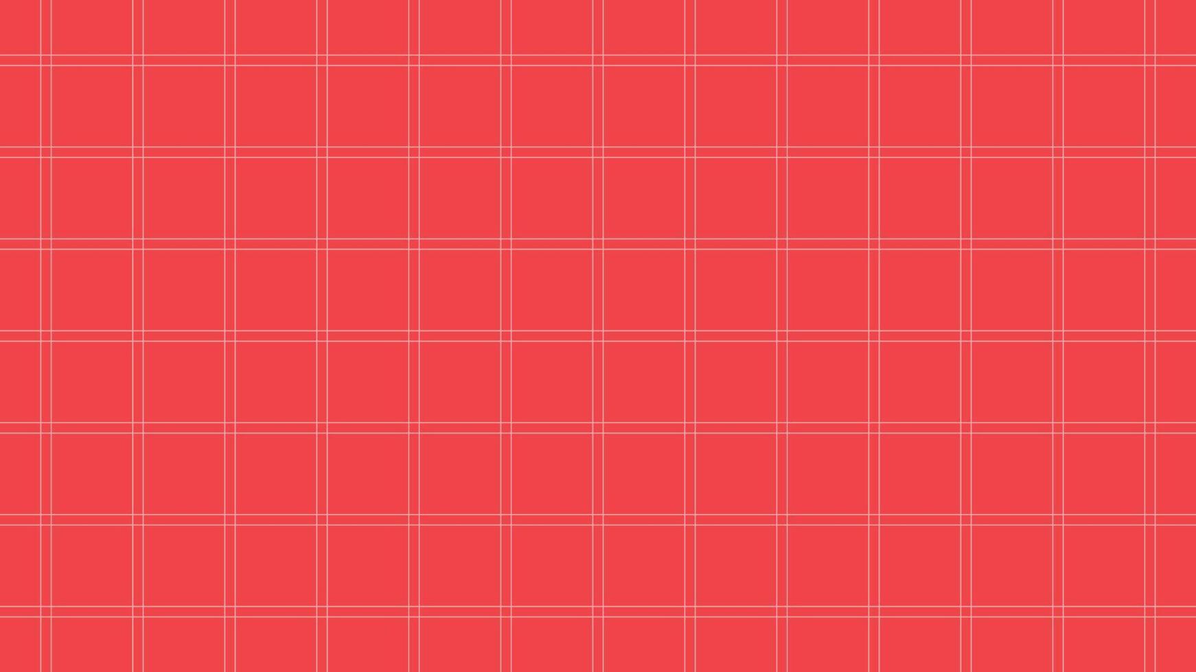 Red Graph Paper Grid Background vector