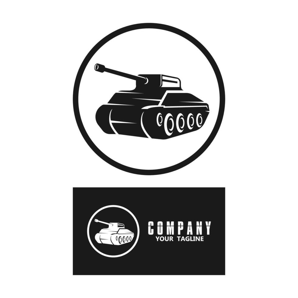 set of Tank Logo Template Design vector