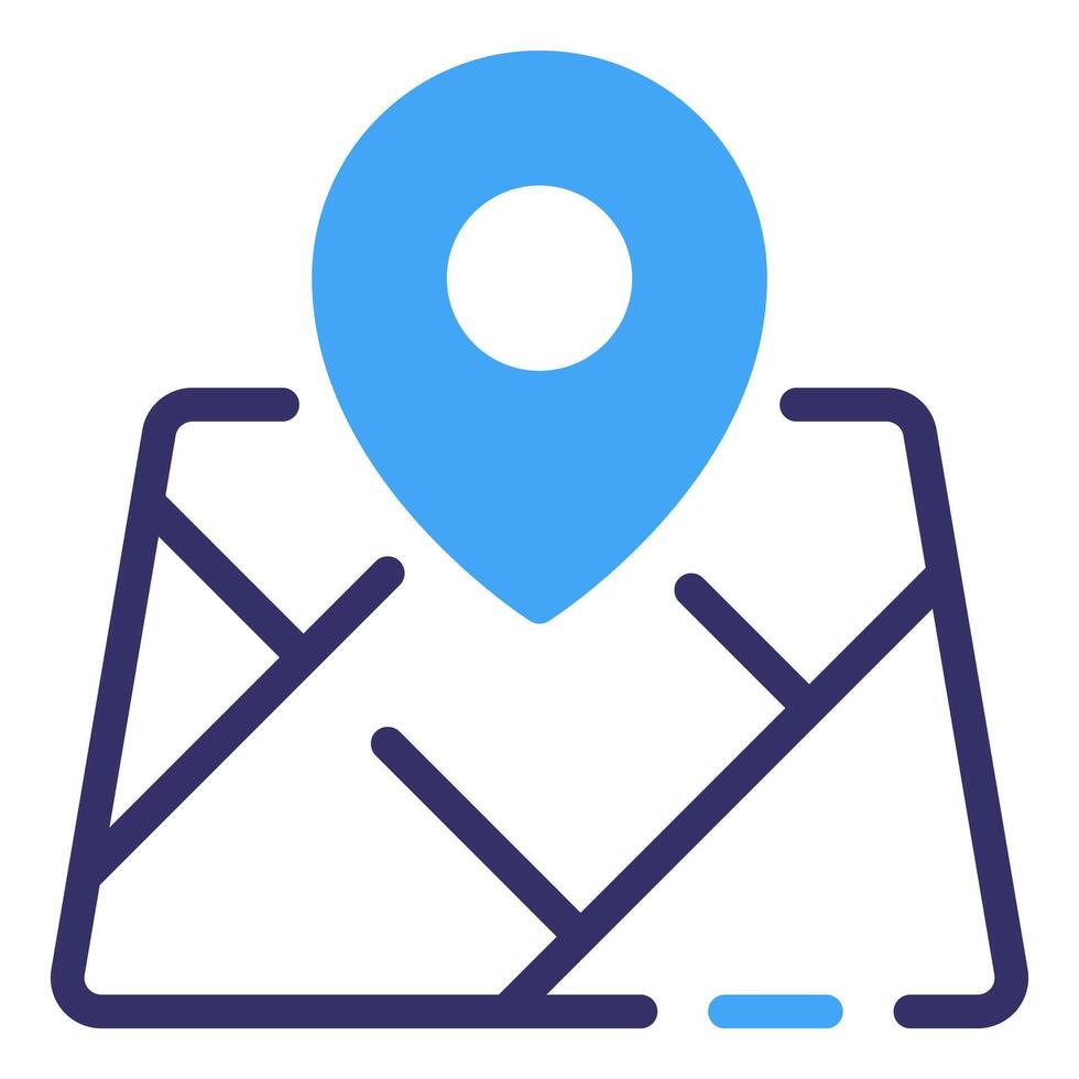 Map pin icon vector