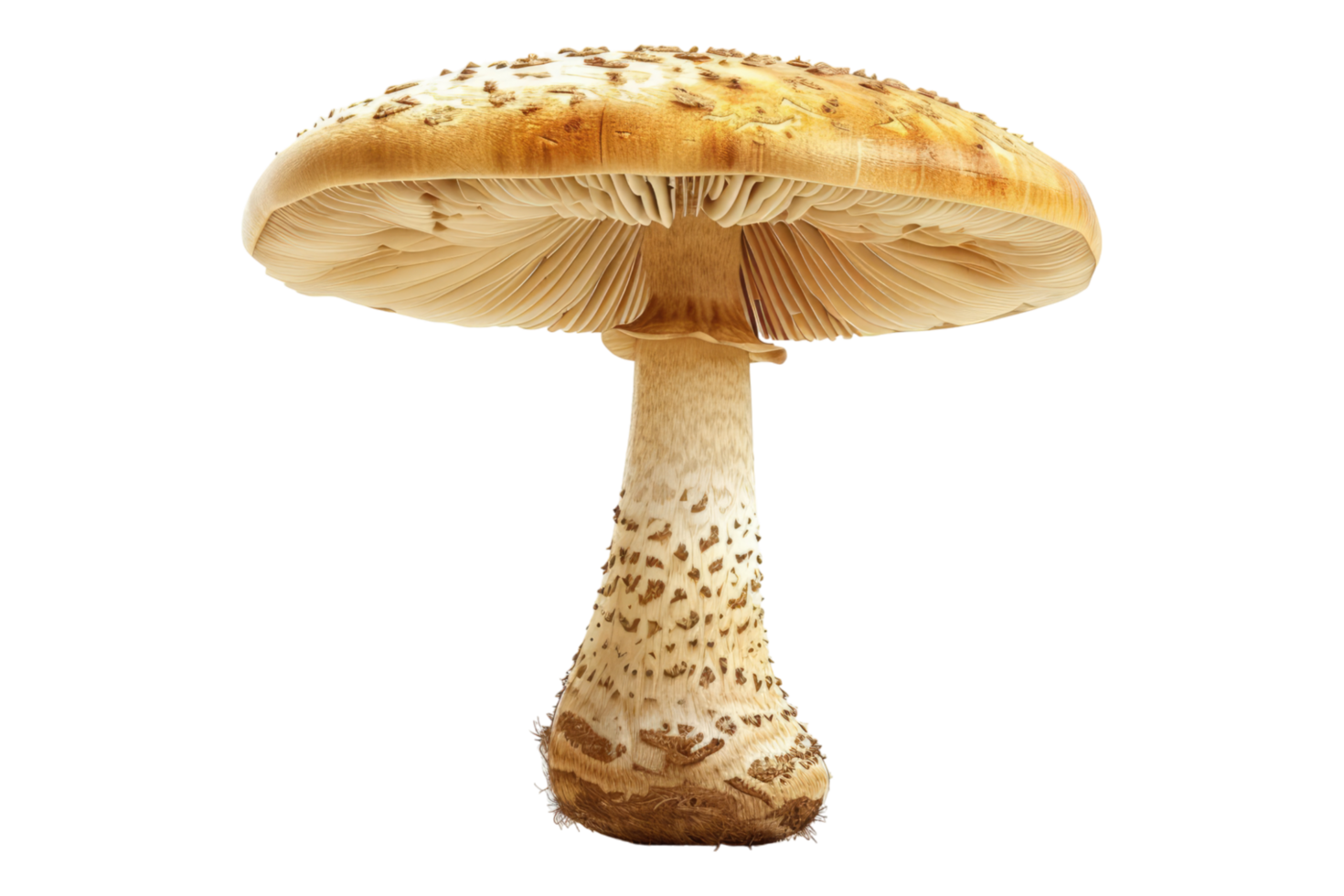 A mushroom on transparent background png