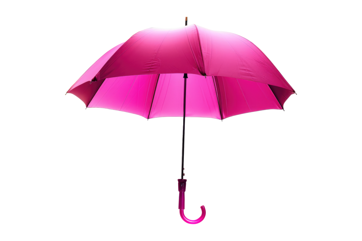 Pink umbrella isolated on transparent background png