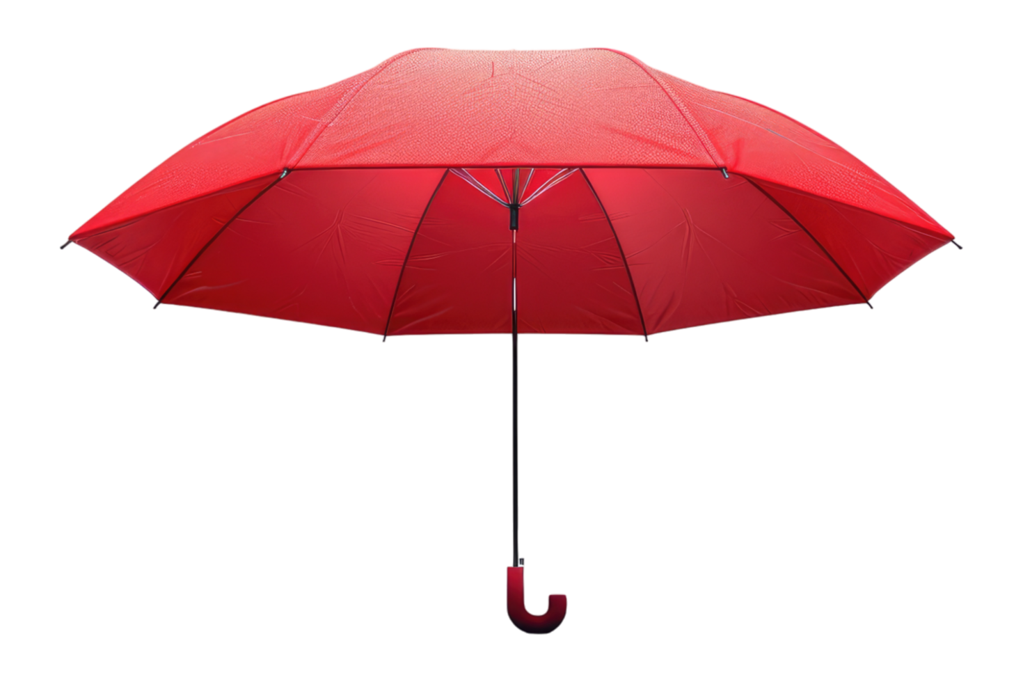 A red umbrella on transparent background png