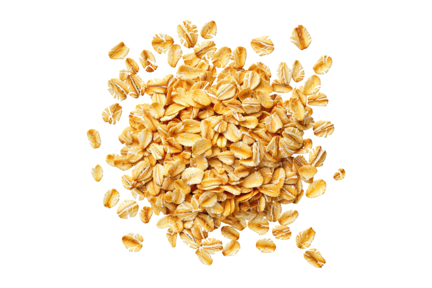 A pile of oats on transparent background png