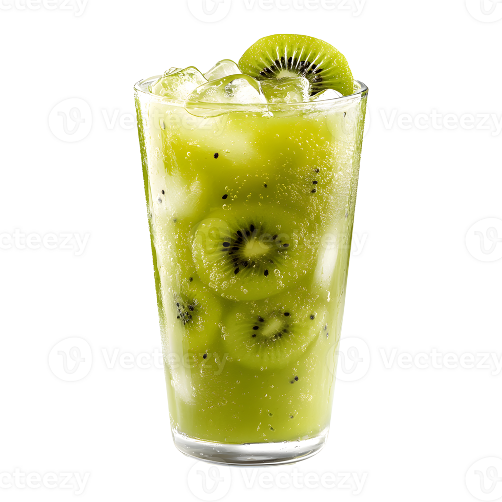 Kiwi Juice on Transparent Background png