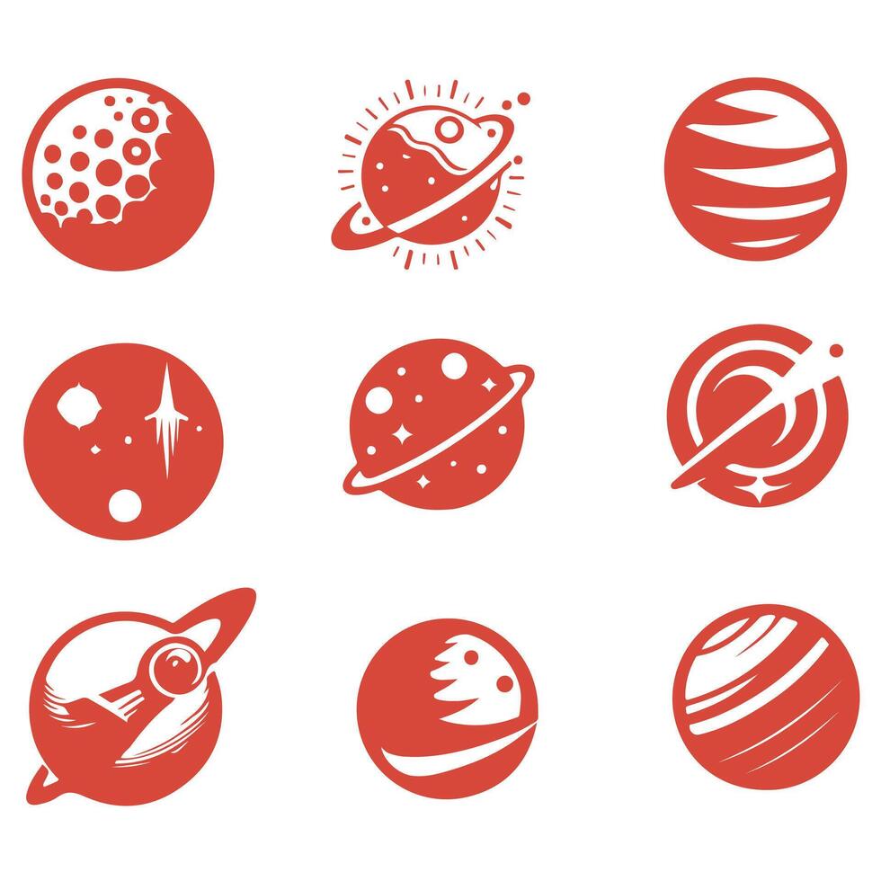 Hoth Planet Collection Design vector