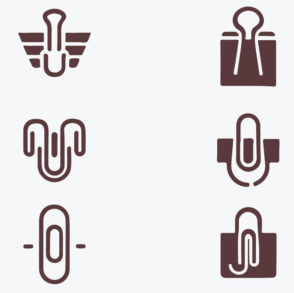 The Clip Hub collection logo vector