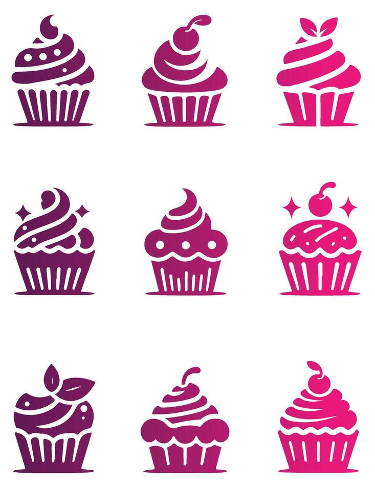 Cupcake Haven collection logo vector