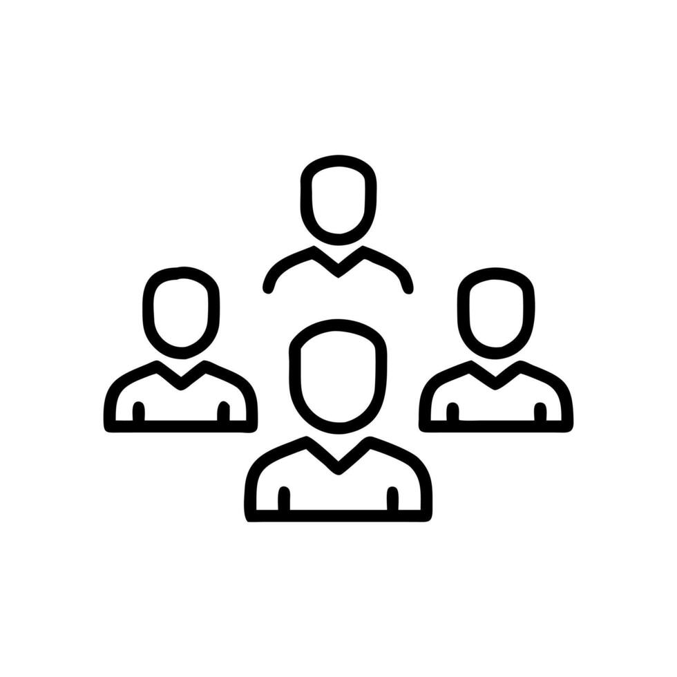 Symbol of Effective Team Synergy vector