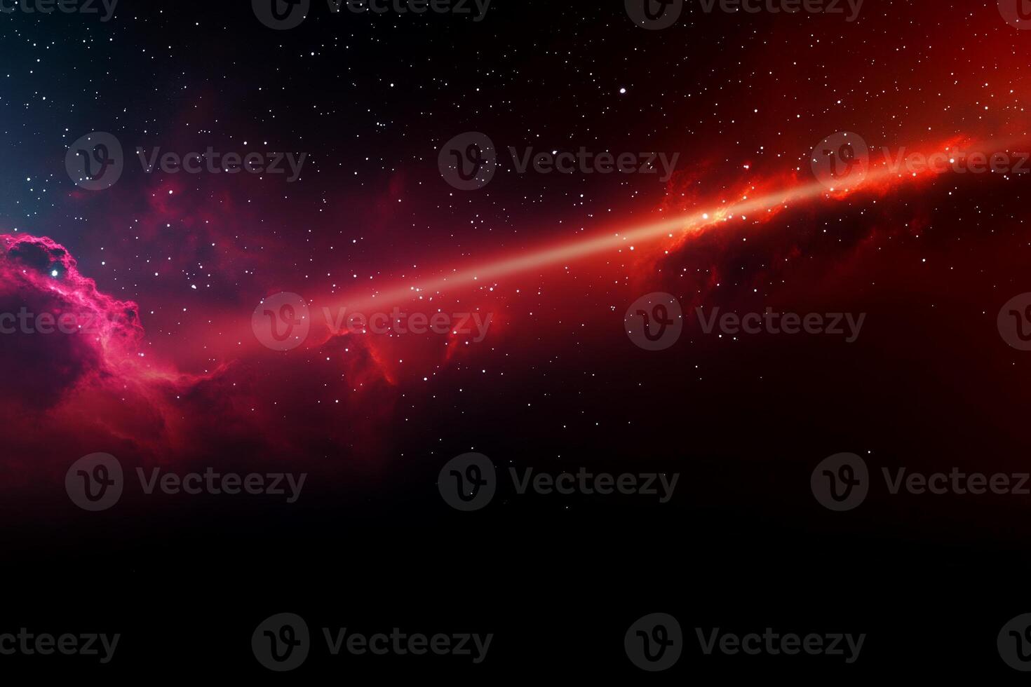 A vibrant cosmic scene featuring stars and a colorful nebula. photo