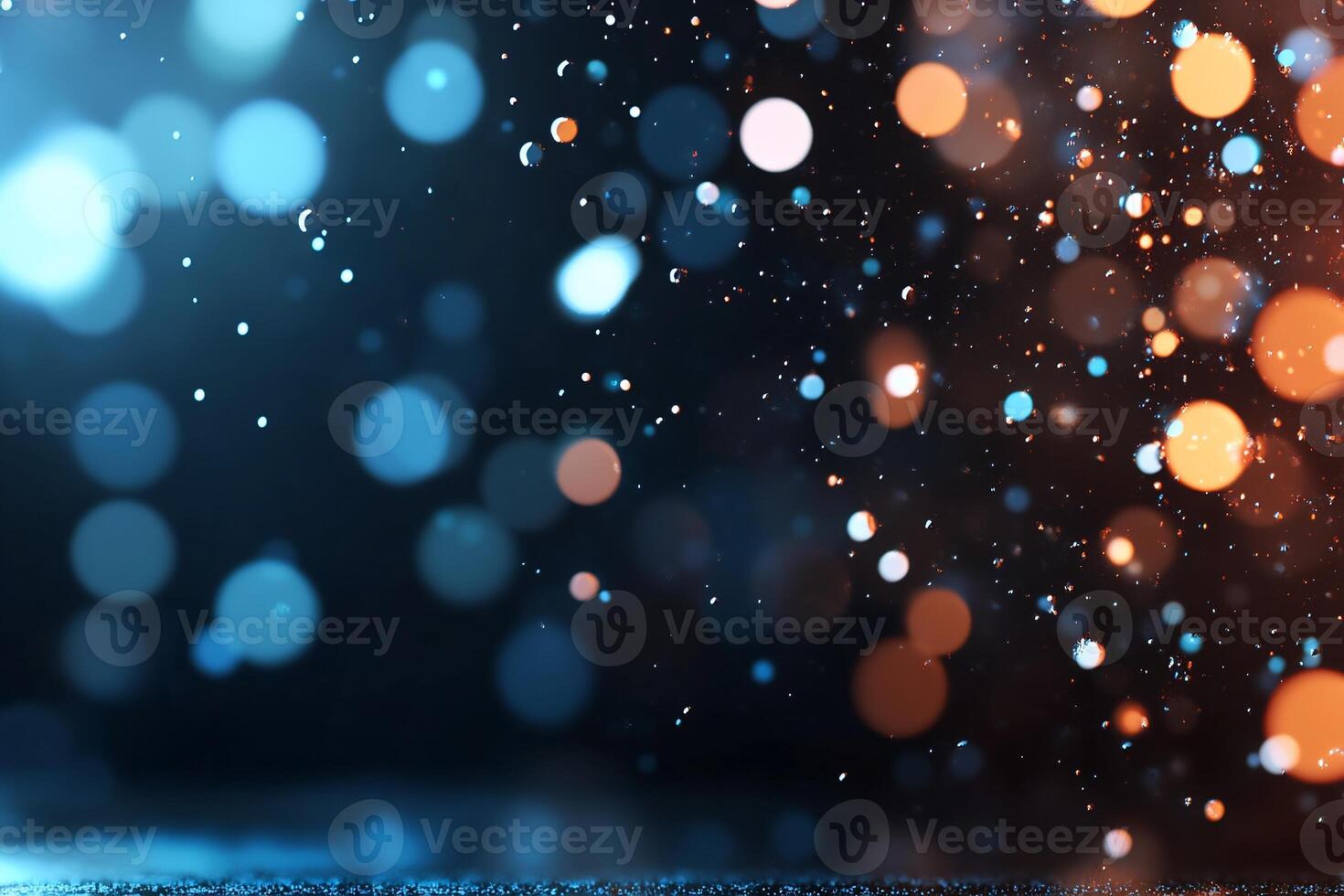 A blurry image of a dark background with lights photo