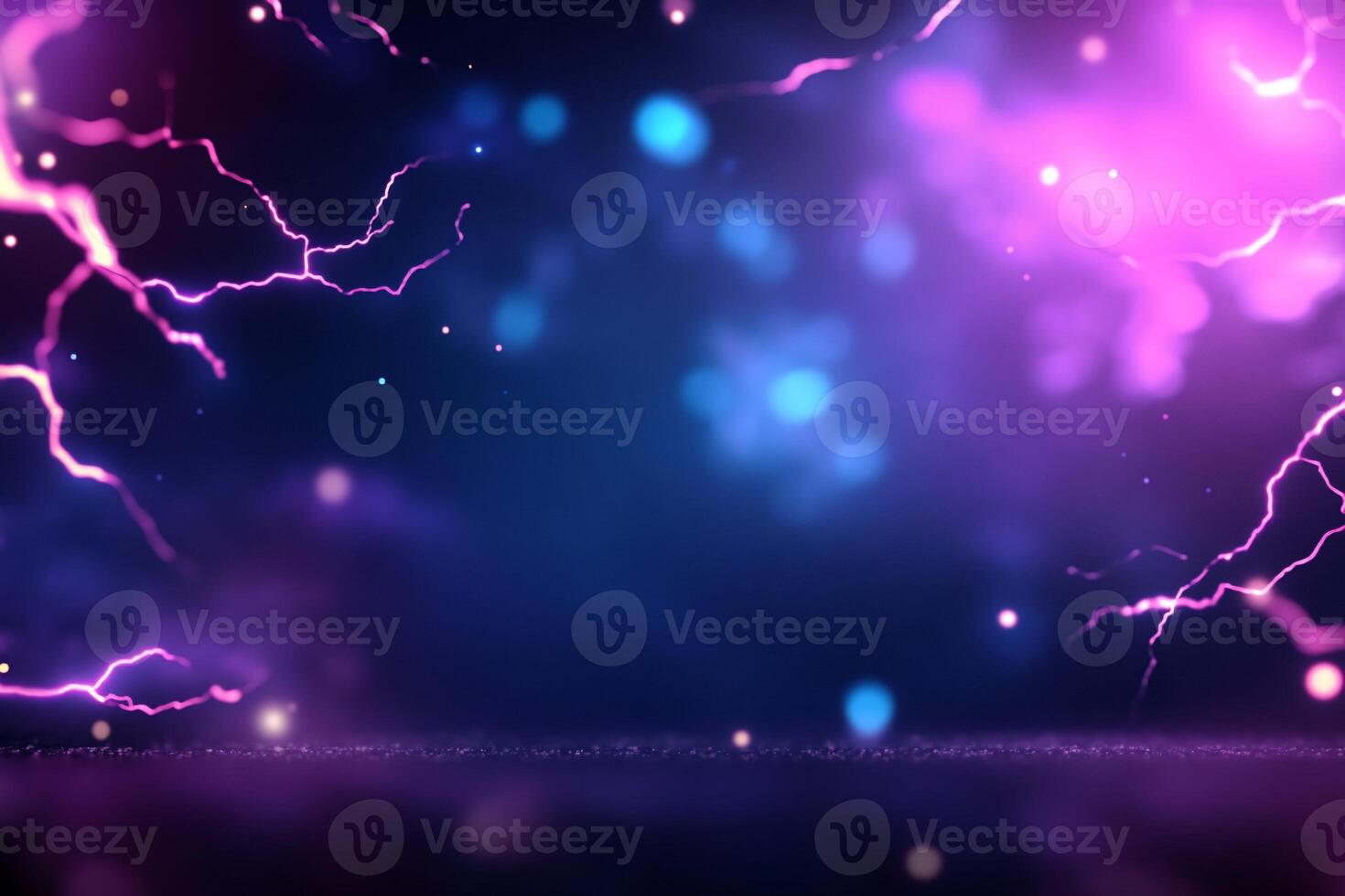 Abstract background with vibrant colors and lightning effects. photo