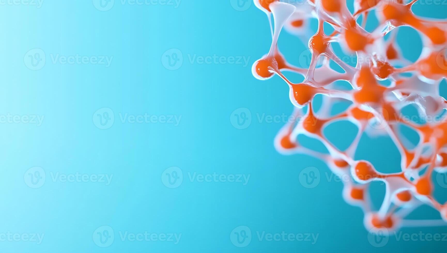 Abstract representation of interconnected nodes and structures. photo