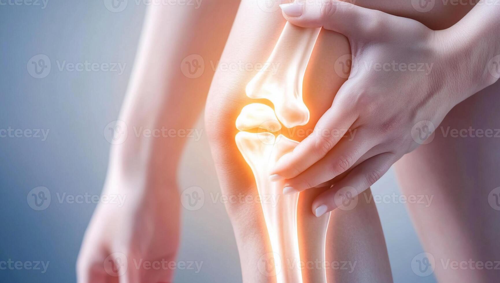 A person with a knee pain photo