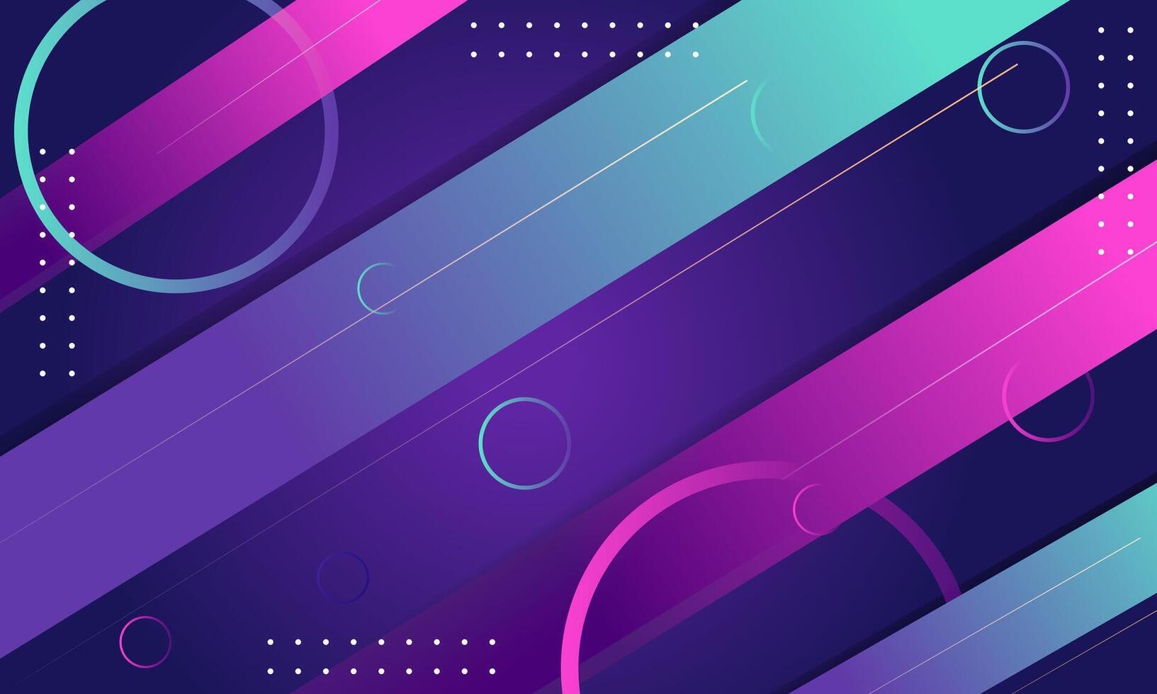 Abstract background with circles and lines vector