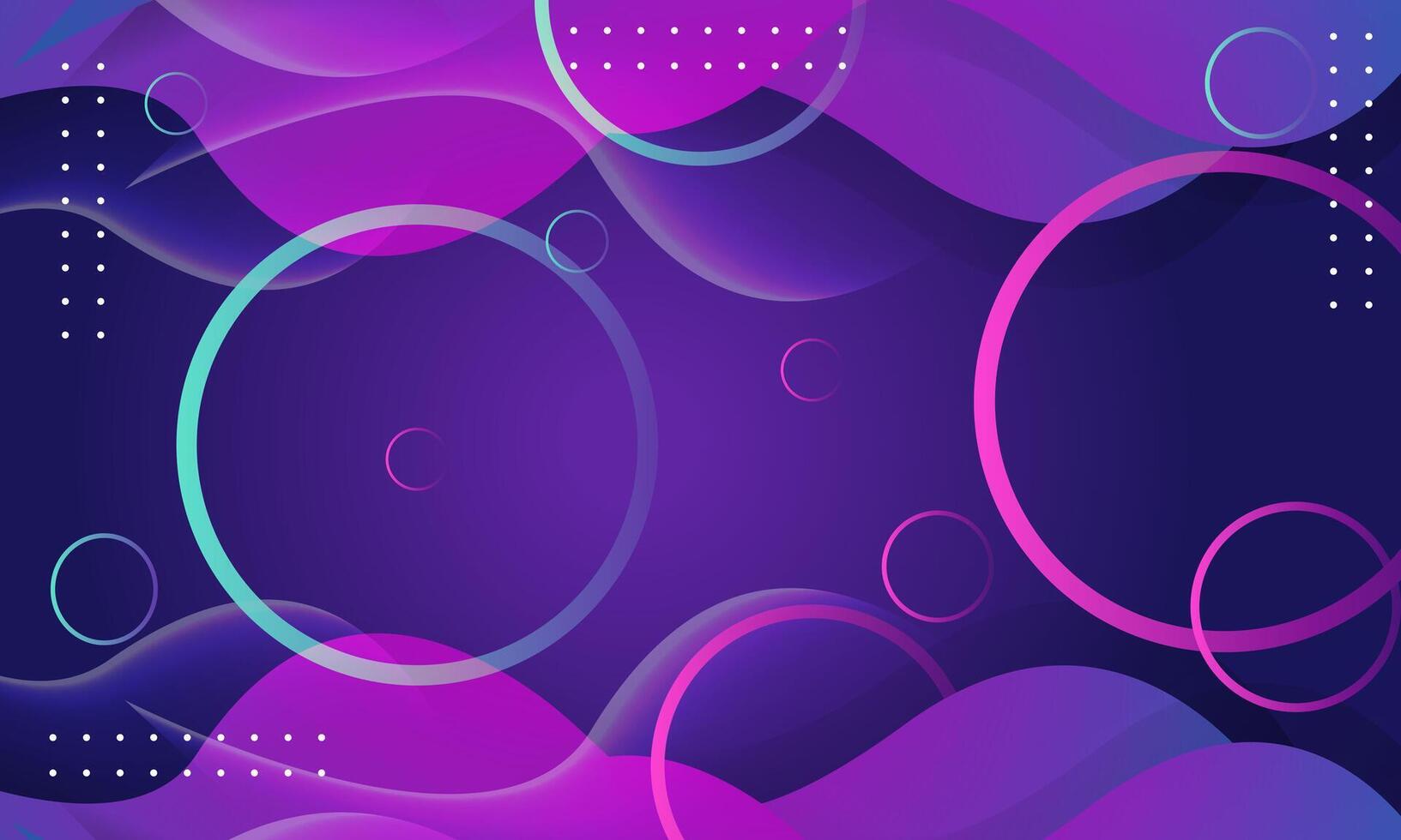 Abstract background with circles and shapes vector