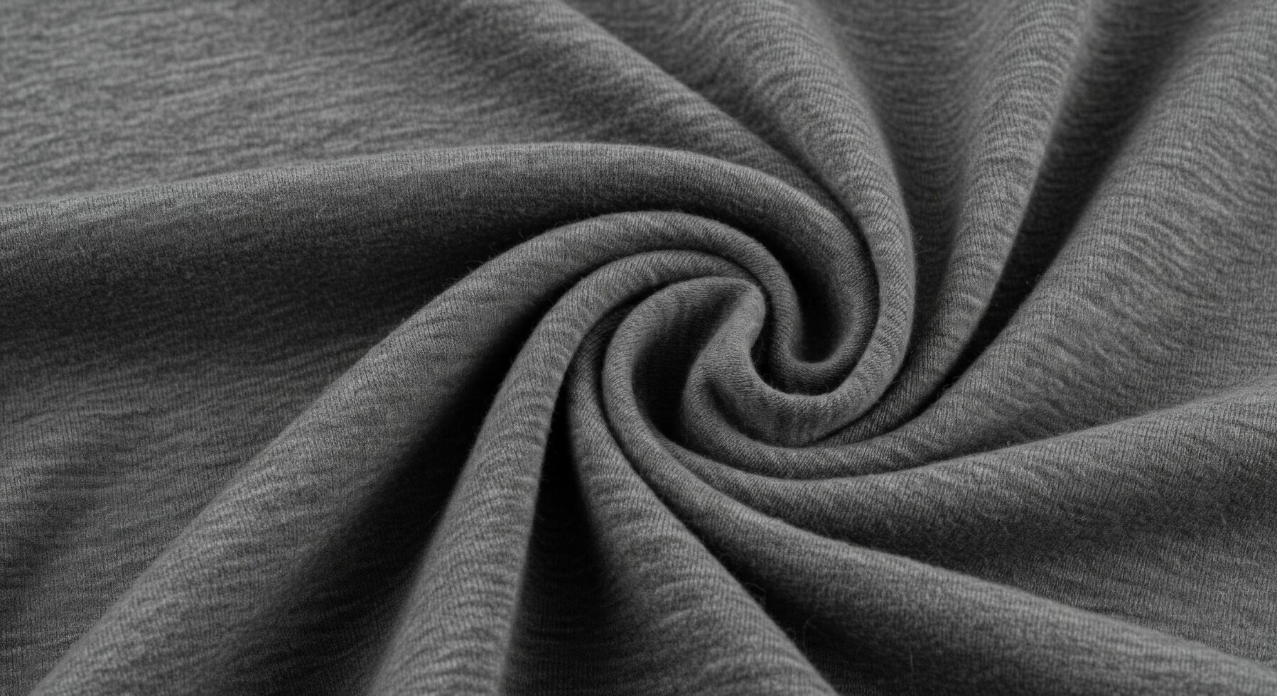 A close up shot of a soft, high quality T shirt fabric showcasing its texture and design. photo