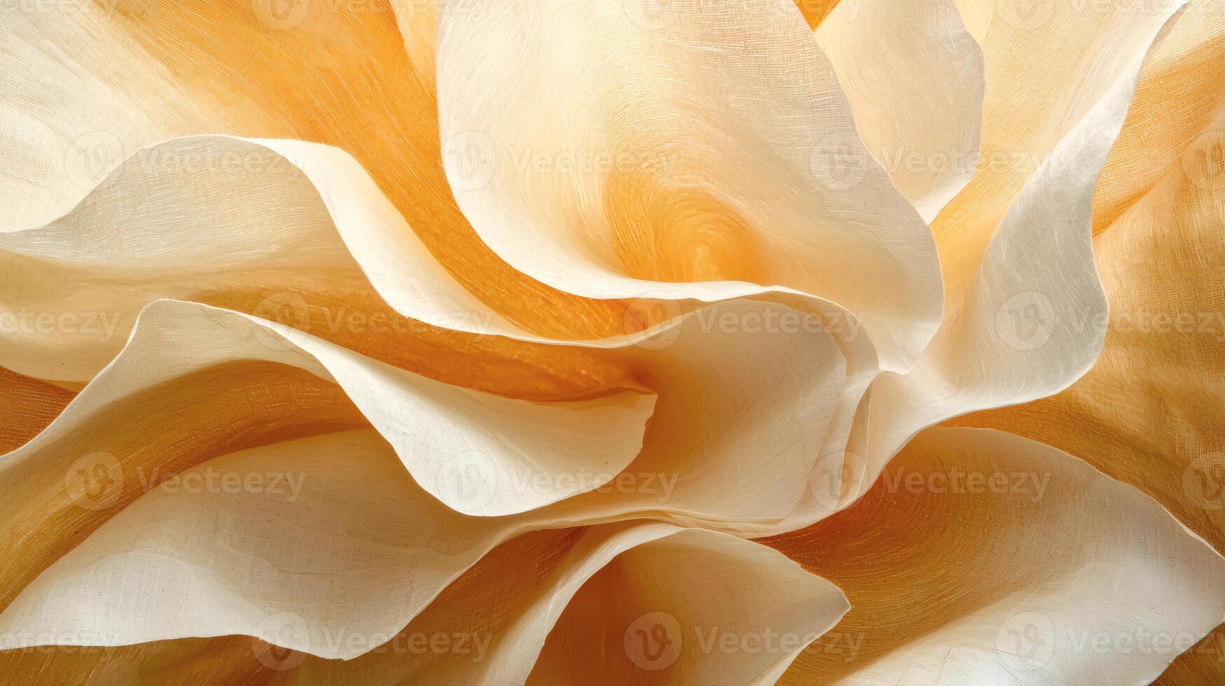 Abstract Golden Floral Petals Creating a Soft and Elegant Texture Background photo