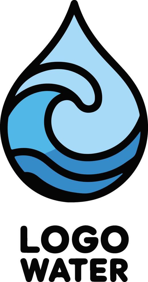 There is a image of a drop of water illustration vector