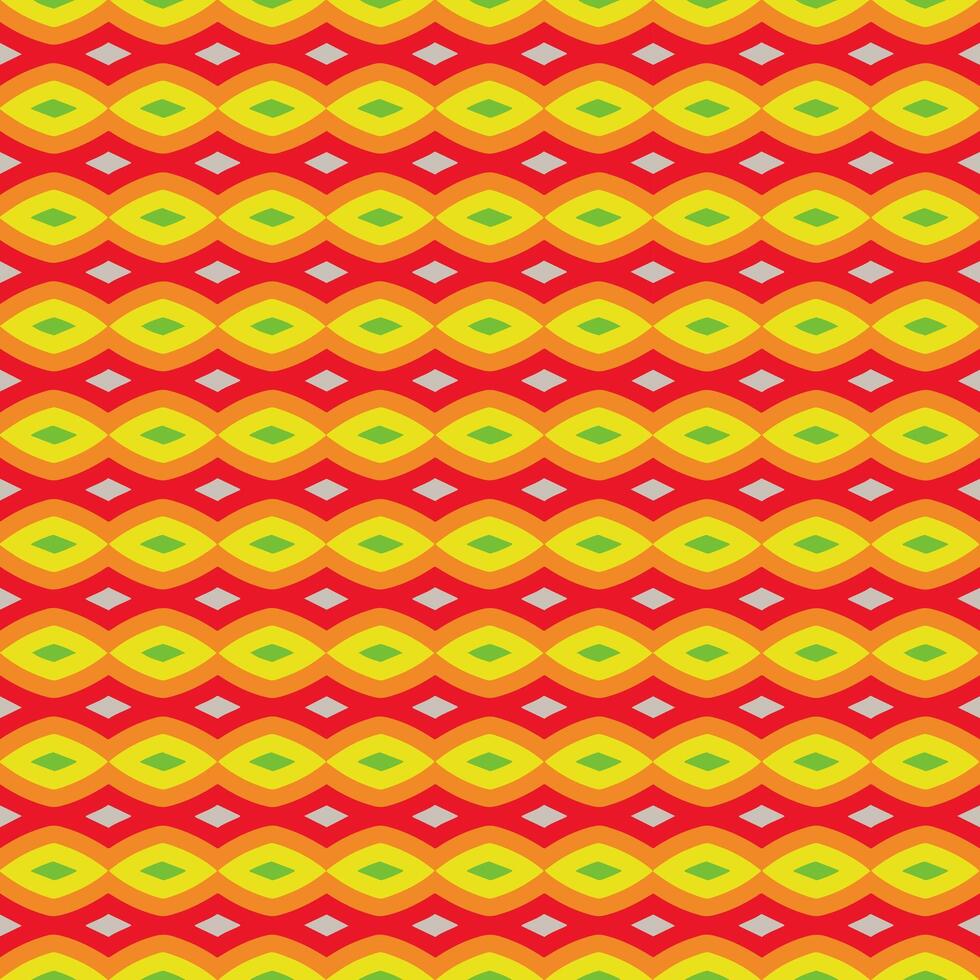 Chromatic abstract design featuring seamless flow, blending sophisticated color harmonies and detailed pattern arrangements vector