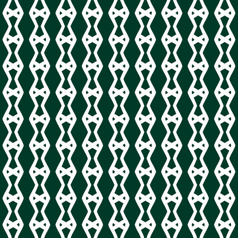 Green pattern displaying seamless multicolored elements, combining dynamic abstract details and sophisticated motifs vector