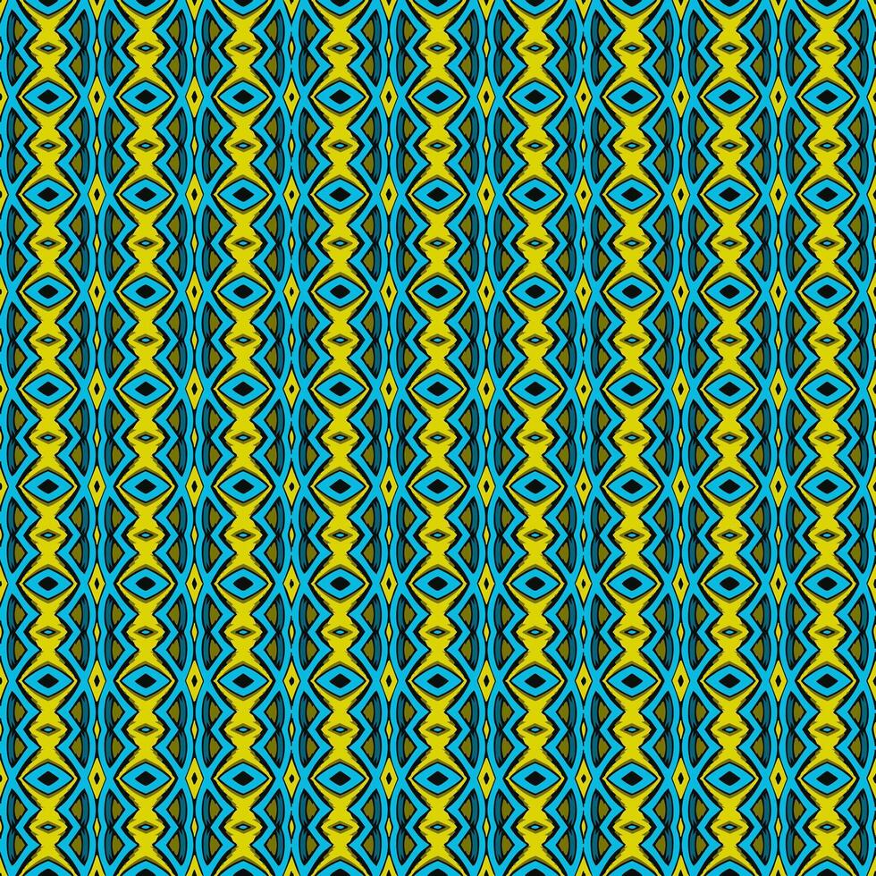 Vibrant kaleidoscopic pattern featuring seamless transitions between rich hues, incorporating dynamic ornamental elements and flowing abstract designs in a harmonious multicolored composition vector