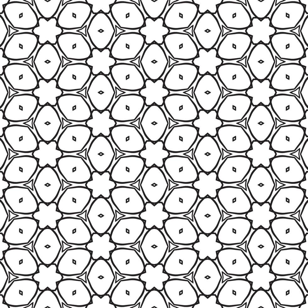 Seamless Islamic geometric pattern background vector