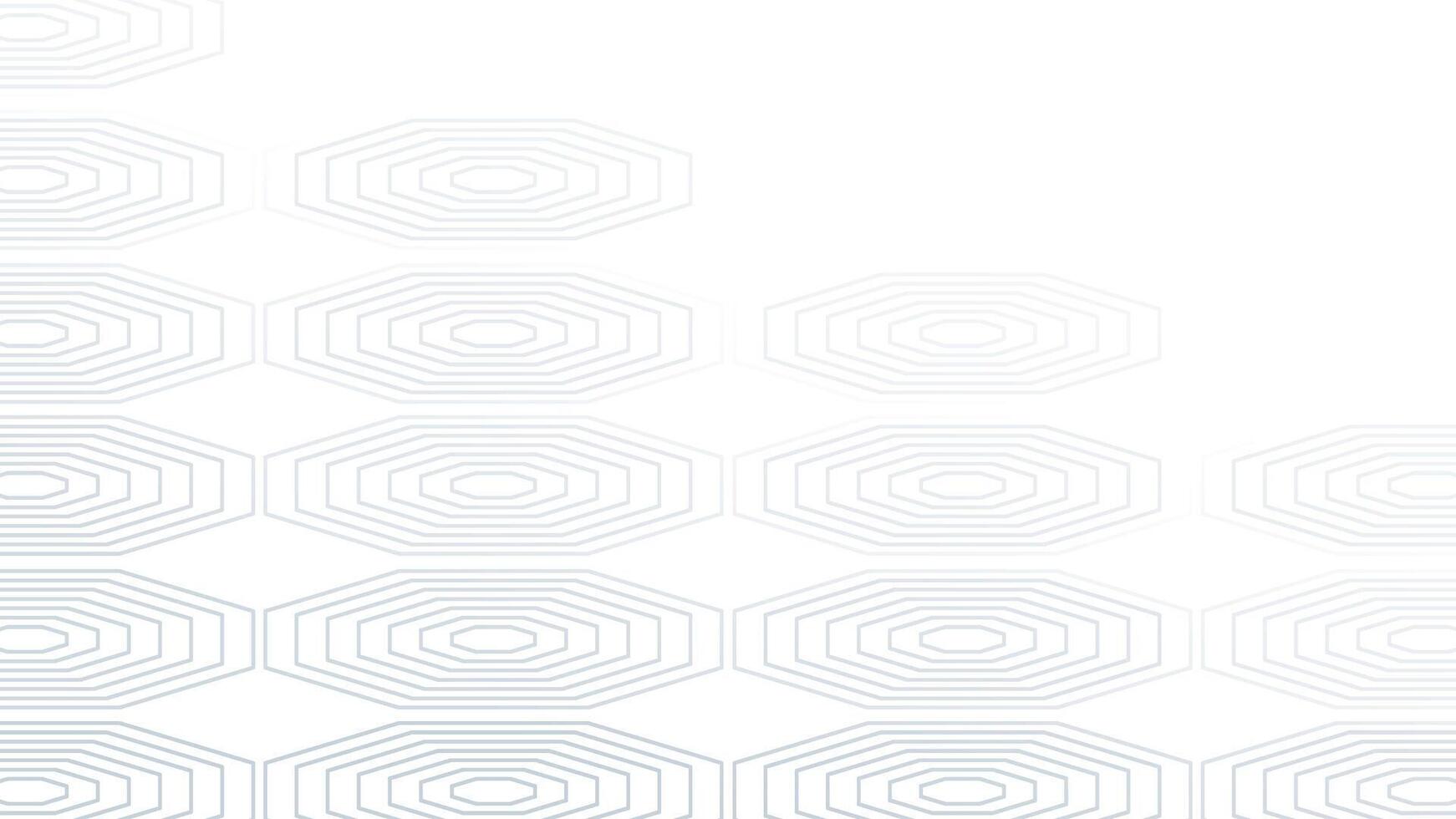 Octagonal geometric minimal white background. Minimal geometric illustration. Suitable for wallpapers, presentations, etc. vector