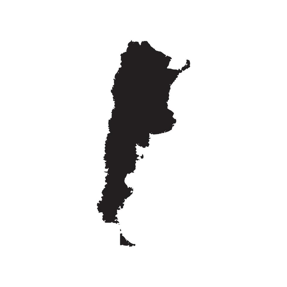 Argentina Map. Argentine Country Map. vector