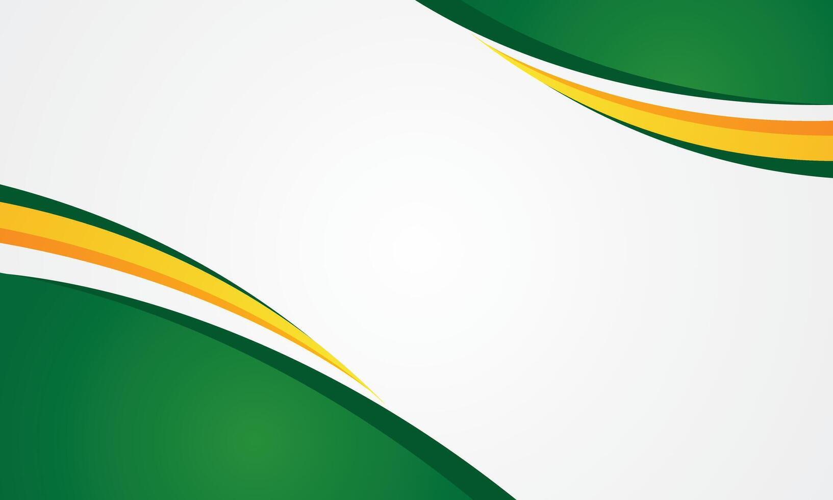 Green curve abstract background banner vector