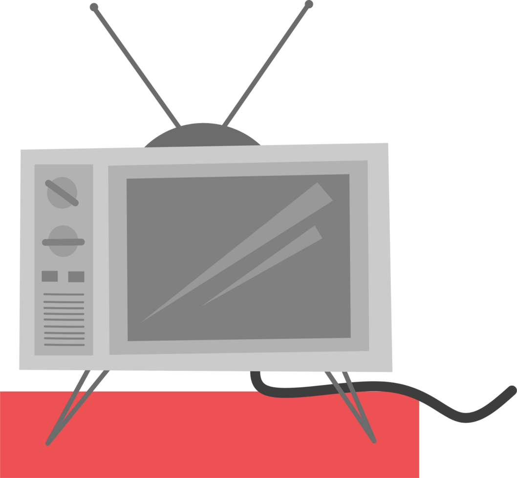 Retro tv clipart png