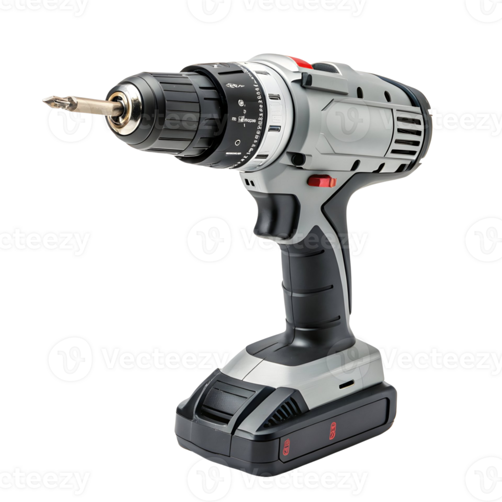 Cordless electric drill with adjustable settings for versatile home improvement projects in various settings png