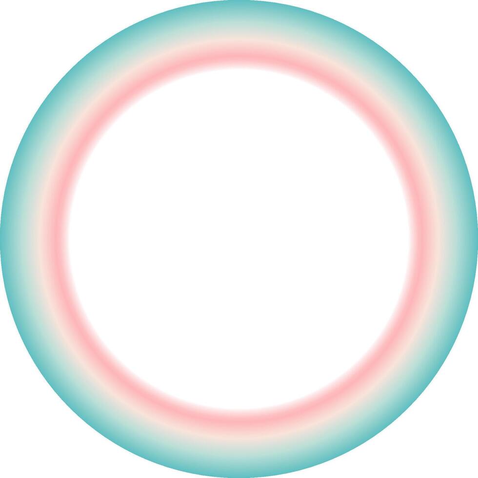 Circle with gradient design vector