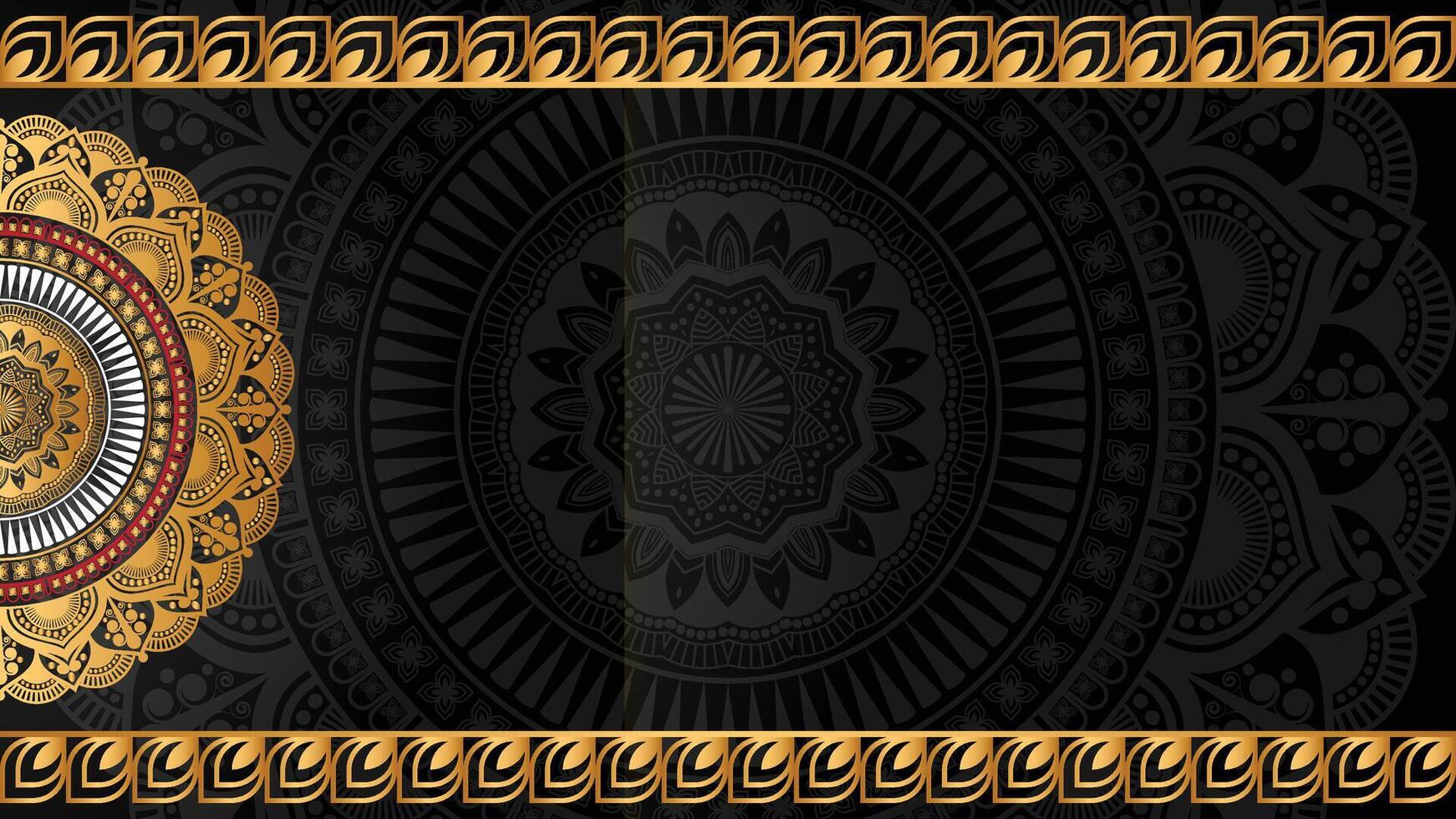 Ramadan Kareem Islamic Background Banner With Ramadhan Lantern Mosque Eid Mubarak vector